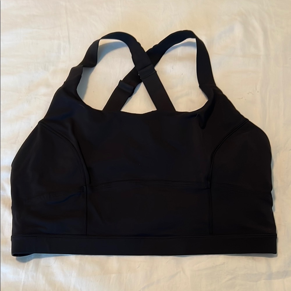 Lululemon Black Racerback Sports Bra